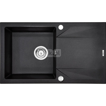 Deante Evora Zlewozmywak 1-komorowy z ociekaczem - grafitowy metalik