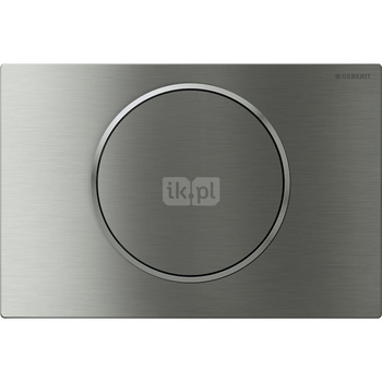Przycisk uruchamiający Geberit Sigma10, przedni, stal nierdz.-polerowana-szczot.