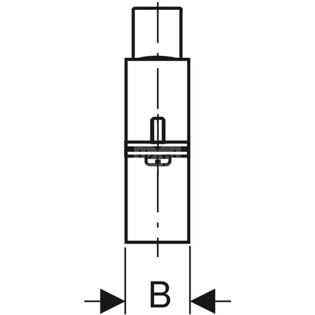Uchwyt GEBERIT do rur o średnicy zewnętrznej 250 mm dwuczęściowy, 1 1/4''