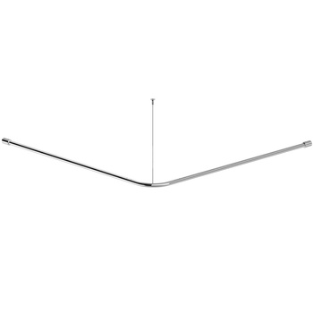 LEHNEN CONCEPT PRO Wieszak zasłony prysznicowej, stal nierdzewna 90 x 90 cm