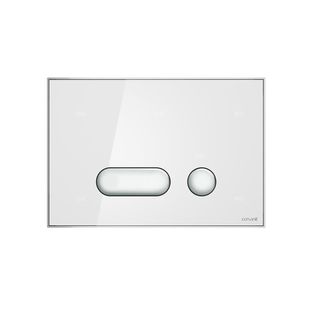 PRZYCISK INTERA SZKŁO BIAŁE