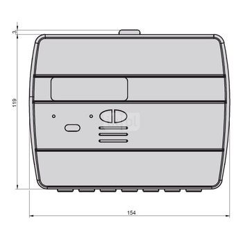Ciepłomierz ultradźwiękowy rozdzielny z wew. modułem radiowym, typu HYDROSONIS UP DN25 Qp=3,5 m3/h, Tmax: 130 st.C, L=260mm