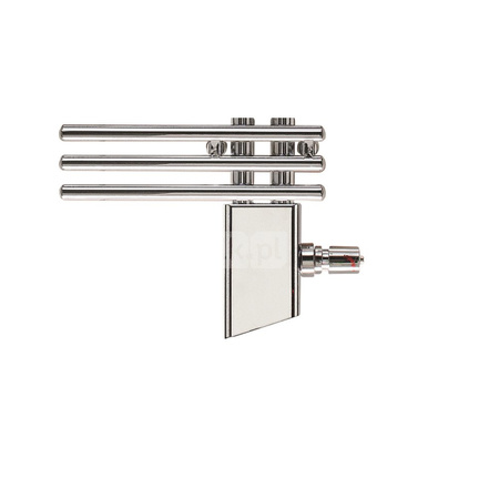 Grzejnik drabinkowy ZEHNDER Yucca Asym, wym. 1304 x 478 mm, kolor chrom, moc 371W