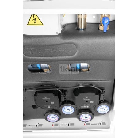 Grupa pompowa AFRISO PrimoBox AZB 211 GZ x GW 3/4'' x 3/4'', z zaworem mieszającym, z zaworem termostatycznym, z izolacją