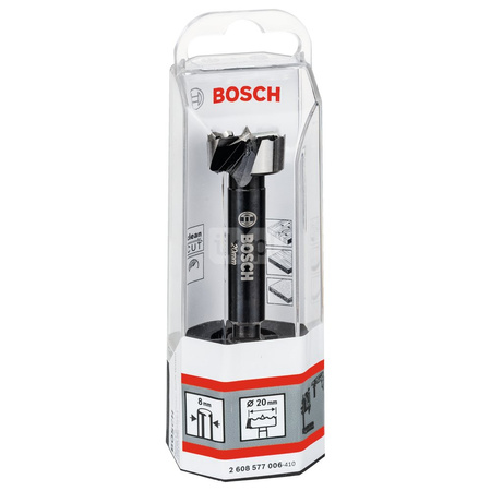 Wiertło sednik 20 mm 20 x 90 mm, d 8 mm, toothed-edge