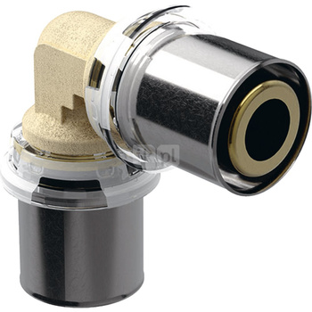 Kolano 90' GEBERIT Volex, mosiądz, 20 (MZ)