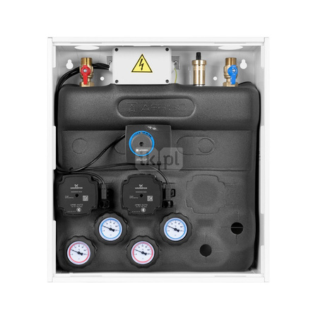 Grupa pompowa AFRISO PrimoBox AZB 205 GZ x GW 3/4'' x 3/4'', z izolacją, z siłownikiem arm 141