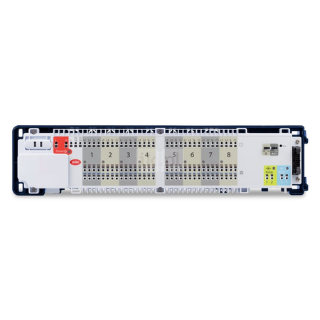 Przewodowa listwa centralna do sterowania ogrzewaniem podłogowym, 8-stref, kompatybilna z urządzeniami serii EXPERT NSB, z transformatorem, 24V