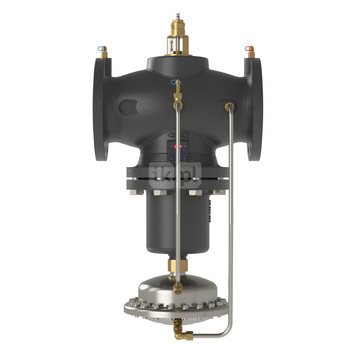 Zawór regulacyjny DANFOSS Żeliwo PN 16, pol. Kołnierz DN 125, natężenie przepływu 120 … 36m3/h od -10'C do 120'C, niezależny od ciśnienia