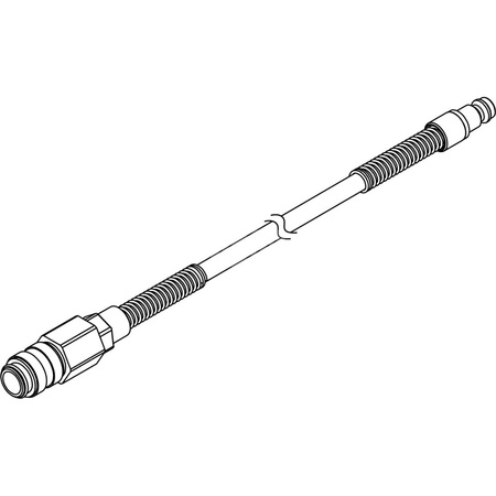 Wąż pomiarowy długość 500 mm niebieski