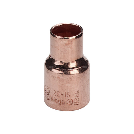 Mufa redukcyjna miedź, nr wzoru 95240 zapewnienie jakości dla złączek miedzianych d12–54 d1: 22 d2: 14