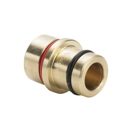 Adapter VIEGA 2233.6 Jednoczęściowy, brąz (kw x kw), 30 mm, (głębokość: 15 mm) z uszczelką