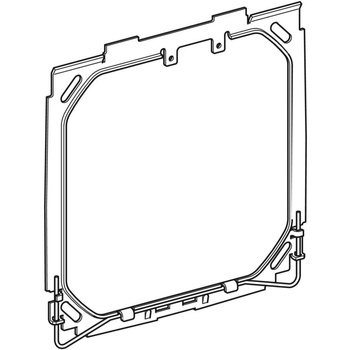Ramka mocująca płytki przykrywającej do podtynkowej skrzynki funkcyjnyjnej