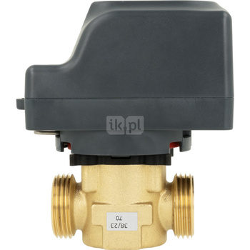 2-drogowy zawór strefowy AZV 443, DN20, G1", Kvs 10, 230 V AC, NC