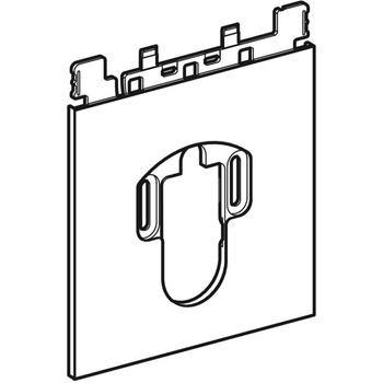 Płyta ozdobna AqC Sela/Mera, dolna, szkło czarne