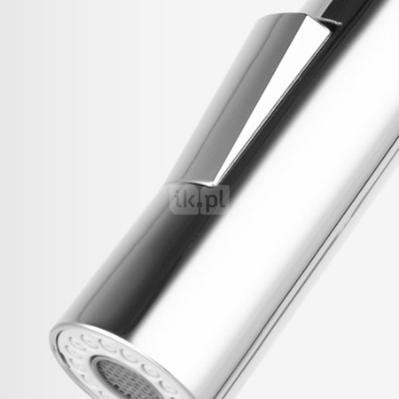 Bateria zlewozmywakowa FERRO ZUMBA SLIM 2F, kolor chrom, czarna wylewka