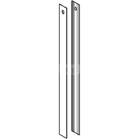 Okładzina Monolith H101 Czarny chrom / Aluminium szczotkowane