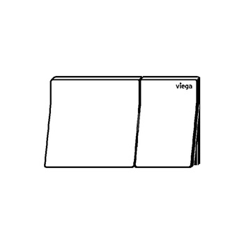 Przycisk do WC ekspozycyjny Prevista Visign for More 200 nr wzoru 8620.19 płytka maskująca: tworz. szt. czarny klawisz: metal miedziany/złoty matowy