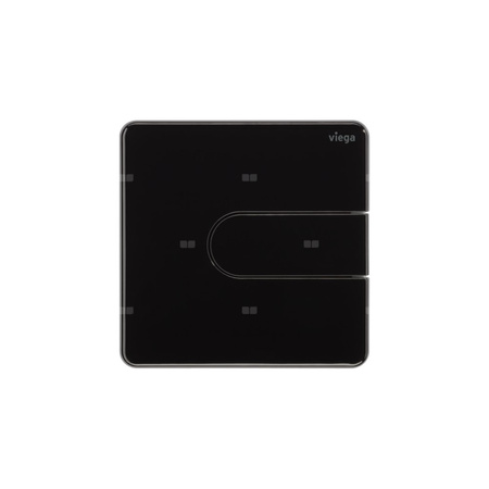 Przycisk do pisuarów na wystawę Prevista Visign for Style 23 nr wzoru 8613.29 płytka maskująca: tworz. szt. czarny klawisz: tworz. szt. czarny