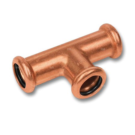 Trójnik SANHA Press Cu 28 mm x 28 mm x 18 mm (zw x zw x zw)