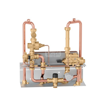 Regulowana stacja mieszkaniowa. Sterowanie mechaniczne - Wszystkie przyłącza od dołu