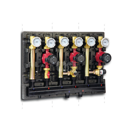 PHA-1004/G grupa pompowa grzejnikowa z pompą Grundfos UPM3S