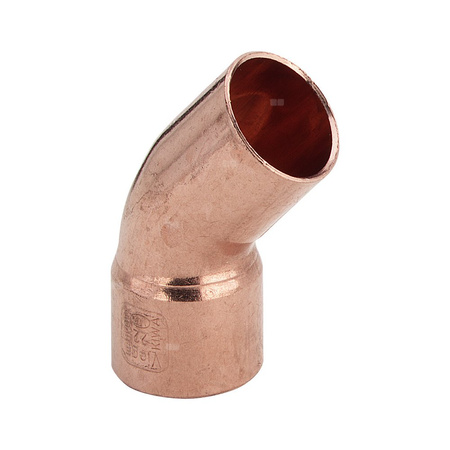 Łuk 45' VIEGA 95040 Jednoczęściowy, Cu / Cu, 14 mm (lw x lz)