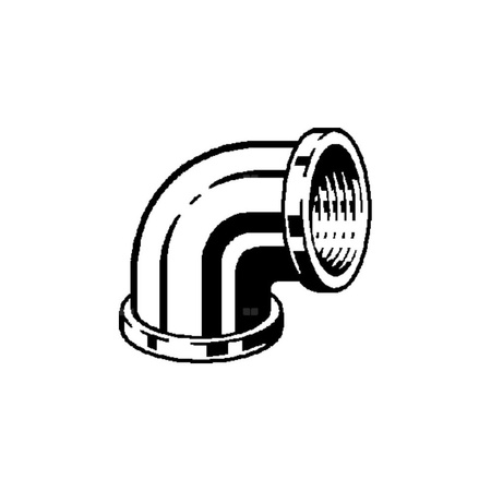 Łuk 90' VIEGA 1612 Jednoczęściowy, mosiądz / mosiądz, 3/4'' (gw x gw)