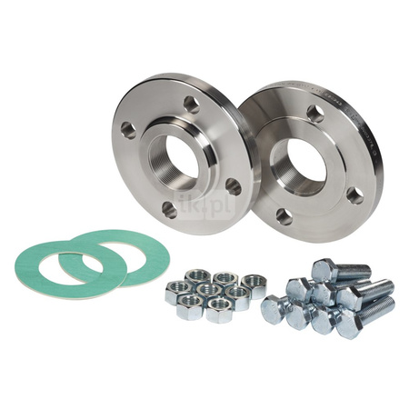 Zestaw przeciwkołnierzy stal nierdzewna, przył. DN 50 dł.256mm szer.215mm DN50-PN16-316L-PW WILO