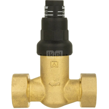 Regulator upustowy AFRISO DU mosiądz GW 3/4'' max. 95'C 10-50 kPa