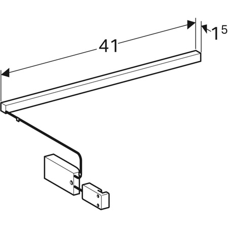 Listwa świetlna do szuflady wewnętrznej Geberit Group