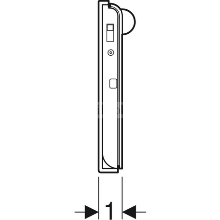 Oświetlenie szafy odsadzkowe Geberit Group, zasilanie akumulatorowe