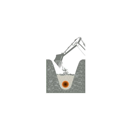 Rura PE do gazu, 32x3,0 pomarańczowo-czarna, RC PE100 SDR11