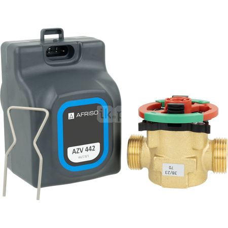 2-drogowy zawór strefowy AZV 442, DN15, G3/4", Kvs 10, 230 V AC, NC