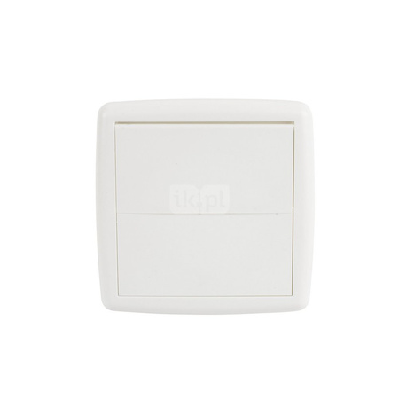 Gniazdo wyrzutowe białe (dwuklapkowe)