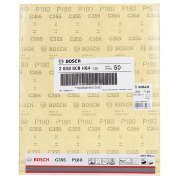 Papier ścierny C355 230 x 280 mm, 180