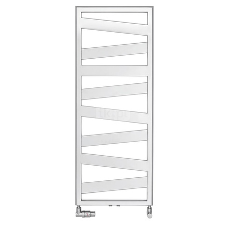 Grzejnik elektryczny ZEHNDER Kazeane 1291 x 500 mm, kolor biały, moc 500 W