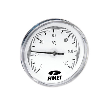 Bimetaliczny termometr z tuleją zanurzeniową G3/8 TB-40 30 0-80  st.C G3/8B /NK+G+VE