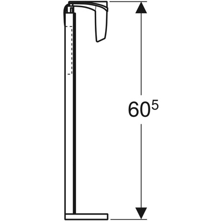 REKORD lustro 60cm z oświetleniem