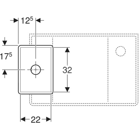 Ociekacz gipsowy Publica, dolna część