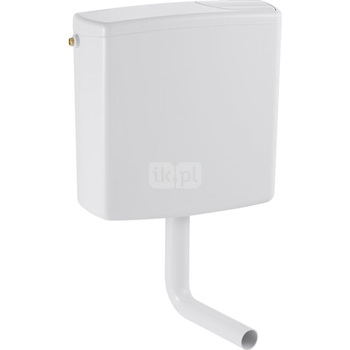 Spłuczka natynkowa GEBERIT AP140, 405 x 410 x 138 mm, sposób zawieszenia:niski, manhattan