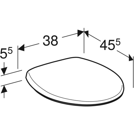 OPTIMA deska sedesowa z tworzywa Duroplast, wolnoopadająca, zawiasy Click2Clean