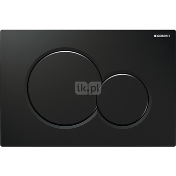 Przycisk uruchamiający Geberit Sigma01, przedni, czarny RAL 9005