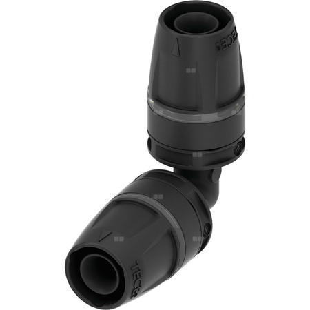 Kolano 90' TECE logo trzyczęść., tworzywo, 50 mm (pz x pz)