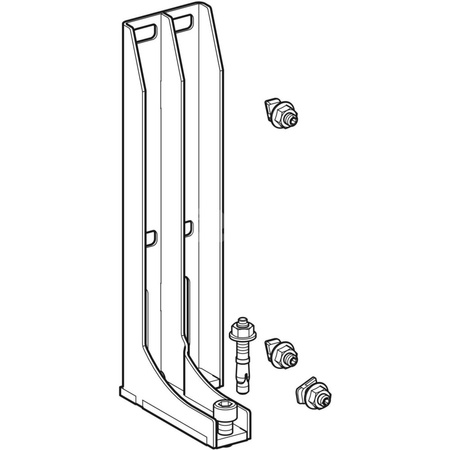 Nogi Geberit GIS do ścian wolnostojących