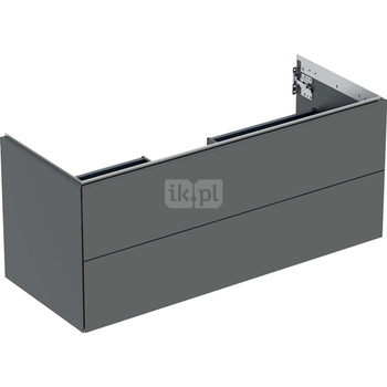 Geberit ONE Szafka pod umywalkę, B118.4cm, H50.4cm, T47cm, z dwoma szufladami, lava