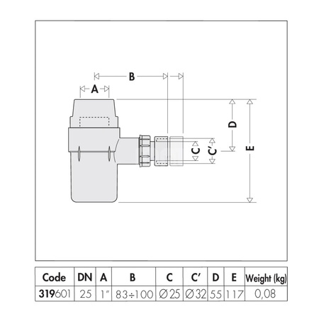 Plastikowy zbiornik rozładunkowy do grup bezpieczeństwa serii 5261 1"