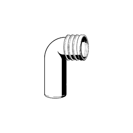 Łuk przyłączeniowy 90 st. PP, nr wzoru 3816.1 DN: 90