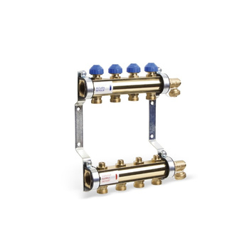 Rozdzielacz bez przepływ., mosiądz prof., powrót góra M 30x,17 HKV510,4 OUTLET HEAT.CIRC. MANIFOLD COD. IMPEGNATO DA EXPORT CATALOGUE