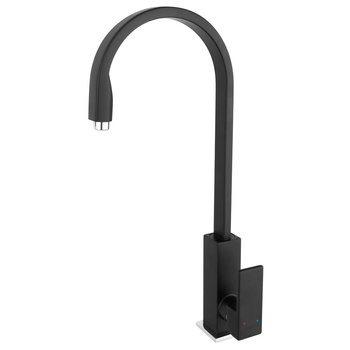 Bateria zlewozmywakowa stojąca FERRO ZICCO BLACK, kolor czarny